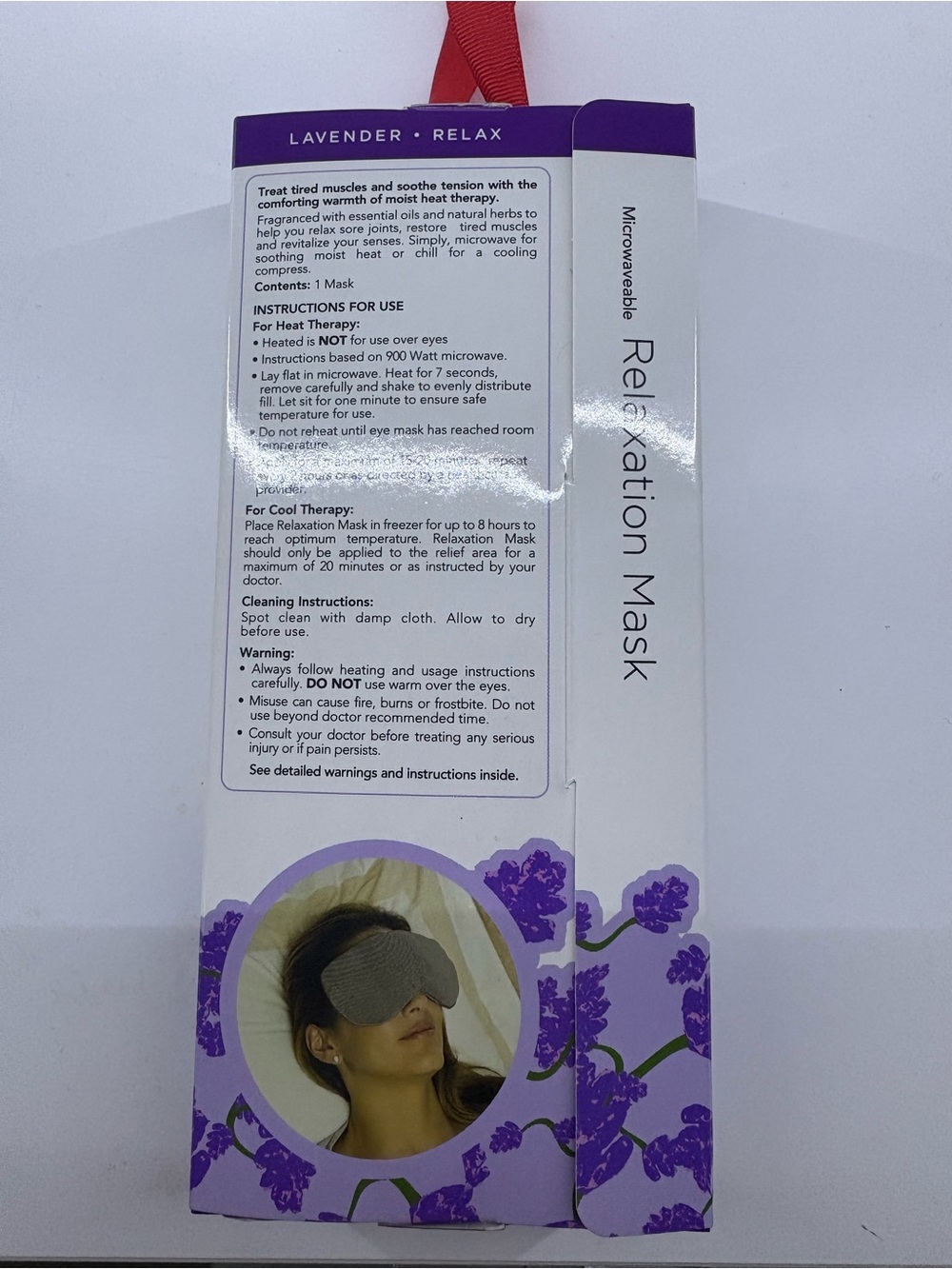 Lavender Lotion and Relaxation mask- Scentuals muscle pain relief - Picture 2 of 3